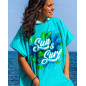 PONCHO DE SURF EN MICROFIBRE ADULTE AVEC TERRY