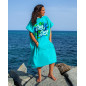 PONCHO DE SURF EN MICROFIBRE ADULTE AVEC TERRY