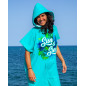 PONCHO SURF ADULTO DE MICROFIBRA CON RIZO