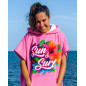 PONCHO SURF ADULTO DE MICROFIBRA CON RIZO