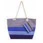 SAC IMPRIMÉ PLAGE AVEC ÉLÉGANT SAC À MAIN BLEU