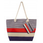 BOLSO ESTAMPADO DE PLAYA CON MONEDERO ELEGANTE CORAL