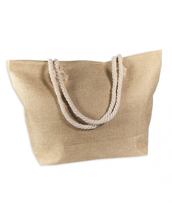 BOLSO ESTAMPADO DE PLAYA CON MONEDERO MANDALA