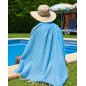 FOUTA B TURQUESA