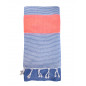 FOUTA D AZUL + SALMON FLUOR