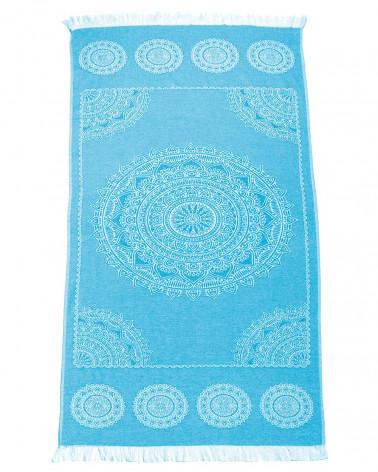 FOUTA JACQUARD MANDALA