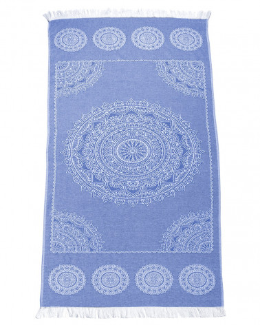 FOUTA JACQUARD MANDALA