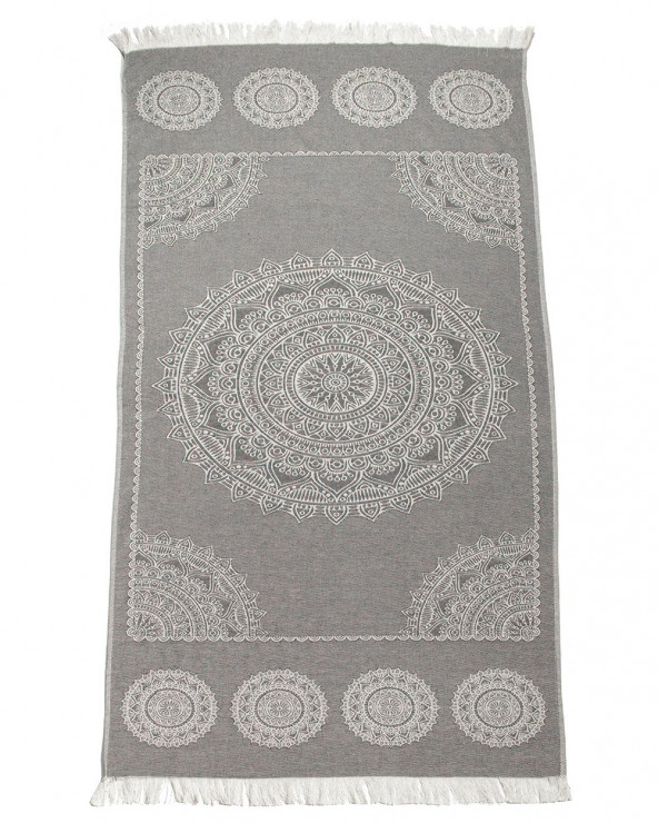 FOUTA JACQUARD MANDALA