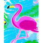 PAREO ESTAMPADO FLAMINGO