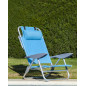 SILLA DE PLAYA PLEGABLE Y RECLINABLE