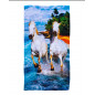 SERVIETTE IMPRIMÉE CHEVAL