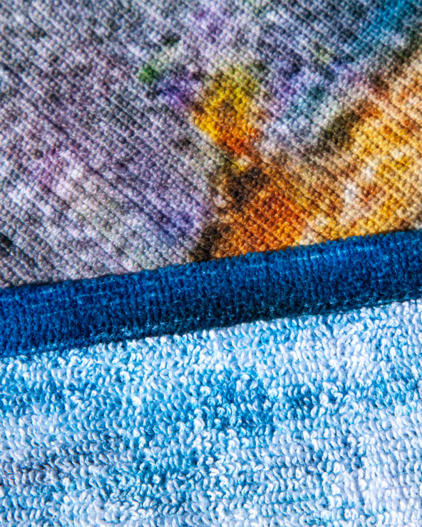 Serviettes de plage imprimées . 100% Coton . Sun&Surf