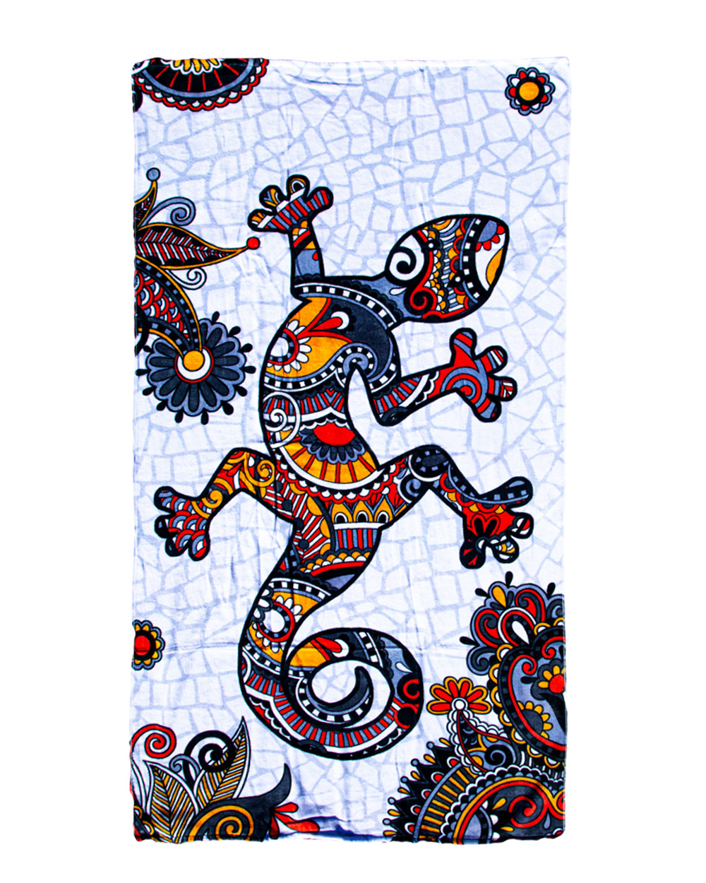 TOALLA ESTAMPADA LAGARTIJA MOSAICO