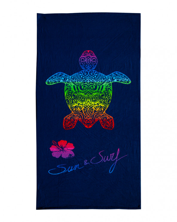 SUN & SURF - Toalla de Playa Individual Microfibra