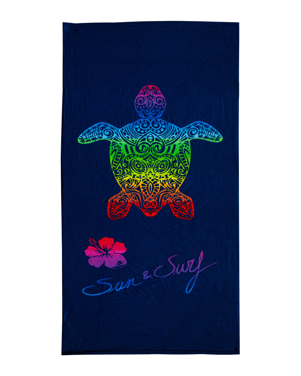 TURTLE MICROFIBER BEACH TOWEL