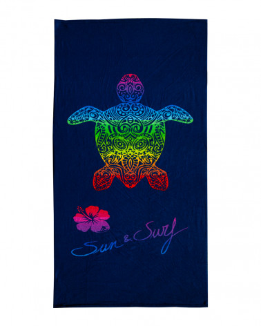 SUN & SURF - Toalla de Playa Individual Microfibra
