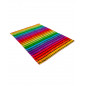 COTTON VELOURS JACQUARD BEACH TOWEL - DOUBLE - MULTICOLOR