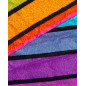 TOALLA JACQUARD RAYAS MULTICOLOR - DOBLE