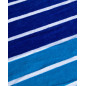 SERVIETTE DE PLAGE JACQUARD VELOURS DE COTON - DOUBLE - BLEU