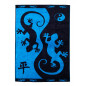 TOALLA JACQUARD DOBLE GECKO AZUL - DOBLE