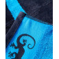 TOALLA JACQUARD DOBLE GECKO AZUL - DOBLE