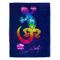 COTTON VELOURS JACQUARD BEACH TOWEL - DOUBLE - SALAMANDER
