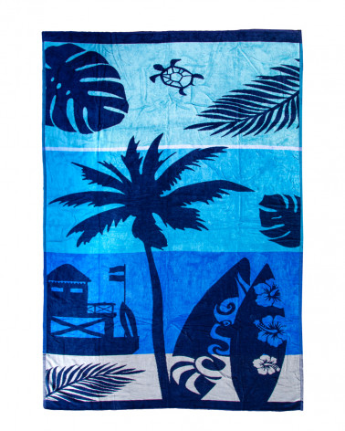 Serviettes de plage . Haut de gamme . 100% Coton . Sun&Surf