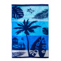 TOALLA JACQUARD PLAYA AZUL - DOBLE