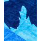 TOALLA JACQUARD PLAYA AZUL - DOBLE