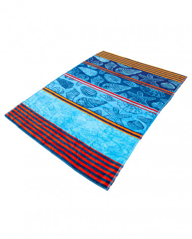 TOALLA JACQUARD NAUTILUS CORAL - DOBLE