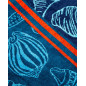 TOALLA JACQUARD NAUTILUS CORAL - DOBLE