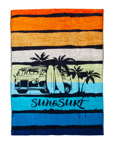 Serviettes de plage . Haut de gamme . 100% Coton . Sun&Surf