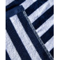 TOALLA JACQUARD RAYAS MARINAS - DOBLE