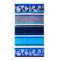 TOALLA JACQ RAYAS TROPICAL AZUL