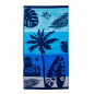 TOALLA JACQUARD PLAYA AZUL