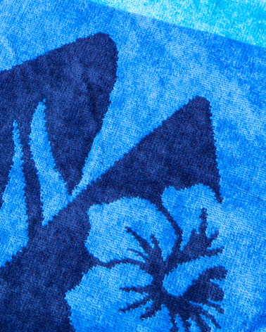 TOALLA JACQUARD PLAYA AZUL