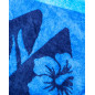 SERVIETTE PLAGE BLEU JACQUARD