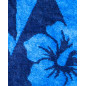SERVIETTE PLAGE BLEU JACQUARD