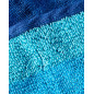 SERVIETTE PLAGE BLEU JACQUARD