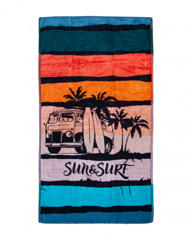 Serviettes de plage . Haut de gamme . 100% Coton . Sun&Surf