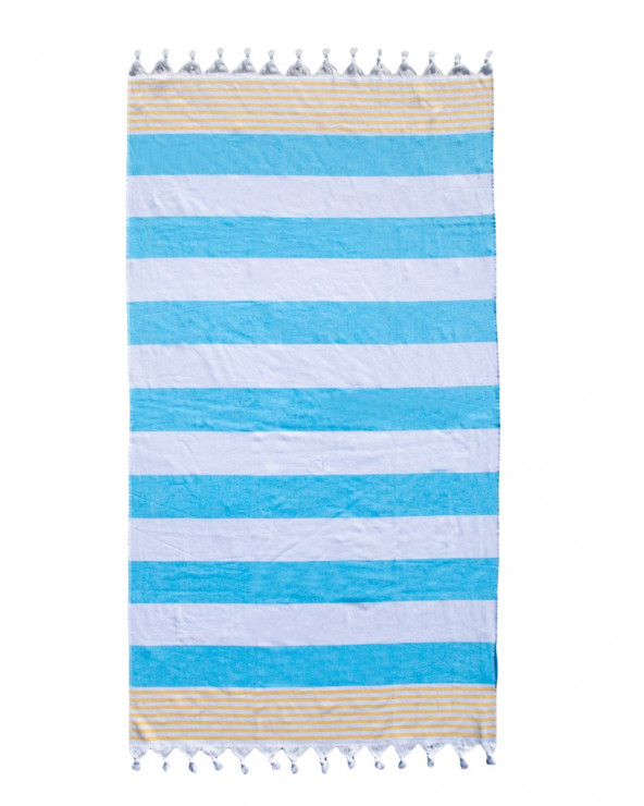 PESTAMAL BICOLOR 100x180 CON RIZO