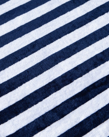 JACQUARD TOWEL MULTI STRIPES BLUE