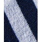 TOALLA JACQUARD AZUL/BLANCO