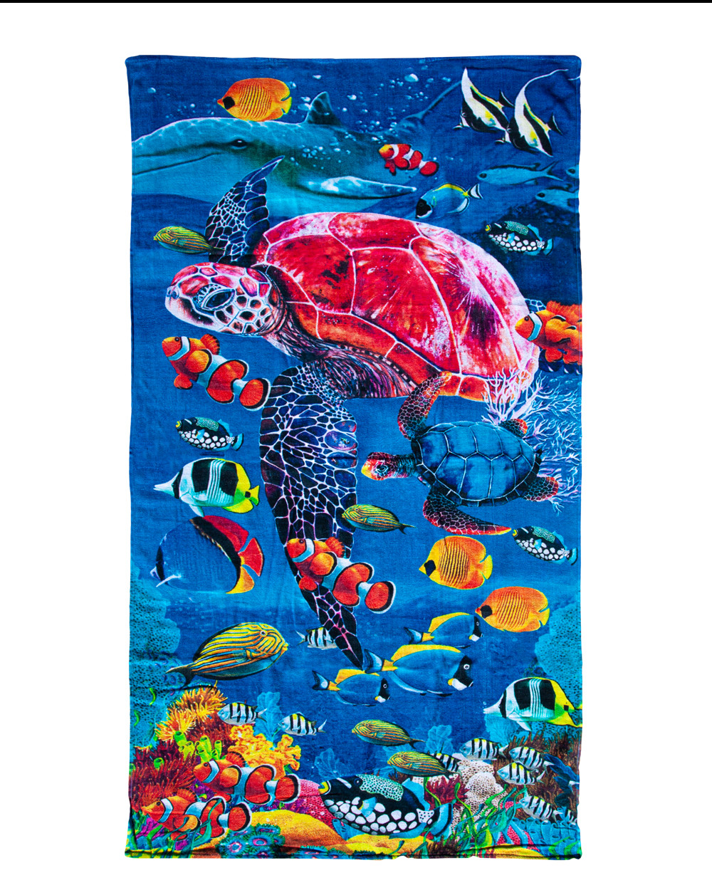 TOALLA ESTAMPADA TORTUGA ACUARIO