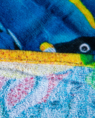TOALLA ESTAMPADA TORTUGA ACUARIO