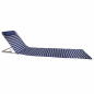 ESTERILLA DE PLAYA RECLINABLE RAYAS MARINO XL ESTERILLA DE PLAYA RECLINABLE RAYAS MARINO XL