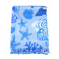 PAREO ESTAMPADO CON RIZO NAUTILUS AZUL CLARO
