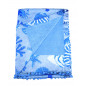 PAREO ESTAMPADO CON RIZO NAUTILUS AZUL CLARO
