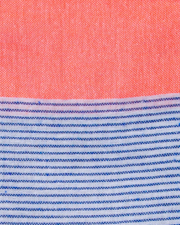 FOUTA D AZUL + SALMON FLUOR - DOBLE