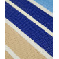 ESTERILLA ANTIARENA PORTABLE AZUL+BEIG 90x180 CM